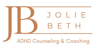 Logo for Jolie Beth ADHD Counseling & Coaching